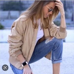 Uniqlo Women’s‎ MA-1 Blouson Bomber Jacket